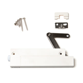 Fixation de rabat souple, compacte CSD-10-TV-L-WT, par Sugatsune / LAMP (Japon)