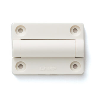 Charnière combinée HG-VH8-OP-WT, par Sugatsune / LAMP (Japon)