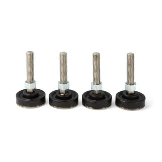 Glives de nivellement avec amortissement, ensemble de 4 MDSF80-20-100, par Sugatsune / LAMP (Japon)
