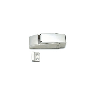 Fermoir à bascule, en acier inoxydable, avec bouton de déverrouillage STF82L, Longueur : 82 mm, par Sugatsune / LAMP (Japon)