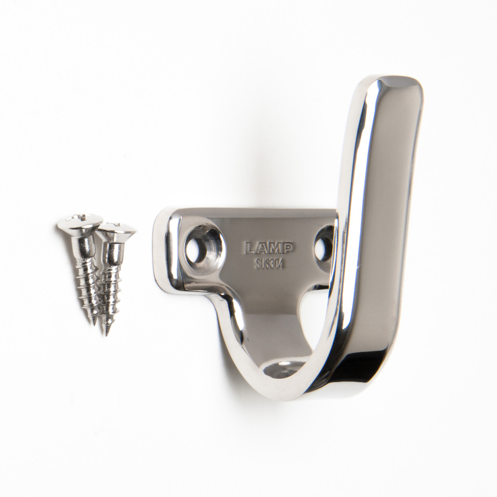 Crochet universel de haute qualité en acier inoxydable SUS304, 45 mm (1,8 »), 5H-45M. Crochet à serviettes V2A pour salle de bain, piscine, construction navale, camping-car, espace extérieur, environnement humide et bien plus encore, par Sugatsune /