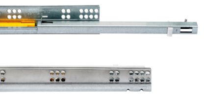 Glissières sous le plancher, capacité de charge : 25 kg (56 lbs), 250 mm (9-27/32"), version : extension partielle avec push-to-open, 3123005. Coulissants sous le plancher de haute qualité pour tiroirs en bois, tiroirs en bois, étagères en bois et bien plus encore, d’EMUCA – Image 5