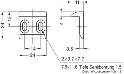 Poignée à mousqueton cachée, surface : marron, AK-60BR et AK-C60BR. Poignée de boulon de sécurité pratique pour l’intérieur des yachts, les conversions de camping-cars, les meubles de caravane, les camping-cars et bien plus encore, par Sugatsune / LAMP® (Japon) – Image 4