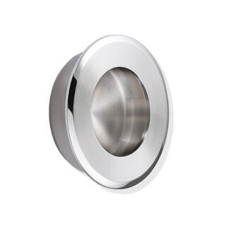 Poignée en acier inoxydable ZweiL®, 56 mm (2,3″) ZL-2501-56. Poignée coquille de haute qualité, solide et élégante en acier inoxydable V4A (SUS316) le plus fin pour un design intérieur exclusif et des installations de haute qualité de Sugatsune / LAMP® (Japon)
