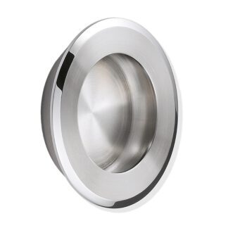 Poignée coquille en acier inoxydable ZweiL®, 80 mm (3,2″) ZL-2501-80. Poignée coquille de haute qualité, solide et élégante en acier inoxydable V4A (SUS316) le plus fin pour un design intérieur exclusif et des installations de haute qualité de Sugatsune / LAMP® (Japon)