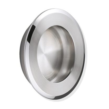 Poignée coquille en acier inoxydable ZweiL®, 80 mm (3,2″) ZL-2501-80. Poignée coquille de haute qualité, solide et élégante en acier inoxydable V4A (SUS316) le plus fin pour un design intérieur exclusif et des installations de haute qualité de Sugatsune / LAMP® (Japon)