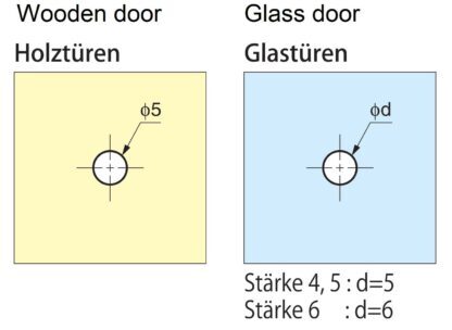 Bouton de meuble en acier inoxydable ZweiL®, 32 mm (1,3″) ZL-1906-36. Bouton de poignée de porte de haute qualité, solide et élégant pour portes en bois et portes en verre fabriqué à partir du meilleur acier inoxydable V4A (SUS316) pour un design intérieur exclusif et des installations de haute qualité de Sugatsune / LAMP® (Japon) – Image 3