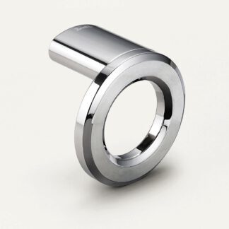 Bouton de meuble en acier inoxydable ZweiL®, 48 mm (1,9″) ZL-1909. Bouton de poignée de porte de haute qualité, solide et élégant pour portes en bois et portes en verre fabriqué à partir du meilleur acier inoxydable V4A (SUS316) pour un design intérieur exclusif et des installations de haute qualité de Sugatsune / LAMP® (Japon)