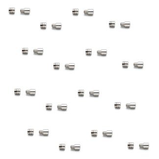 16 pièces de support d’étagère en deux parties de haute qualité, en laiton, capacité de charge : 20 kg (45 lb), surface : nickelée, SS-319W et SS-319M. Supports d’étagère pour étagères, étagères d’armoires, étagères et bien plus encore, par Sugatsune / LA